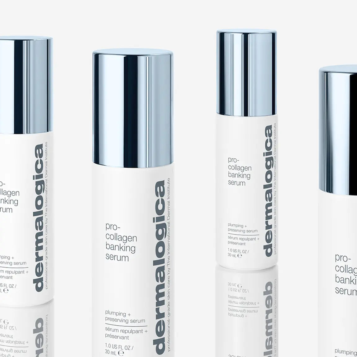 Group shot of the Dermalogica Pro-Collagen Banking Serum