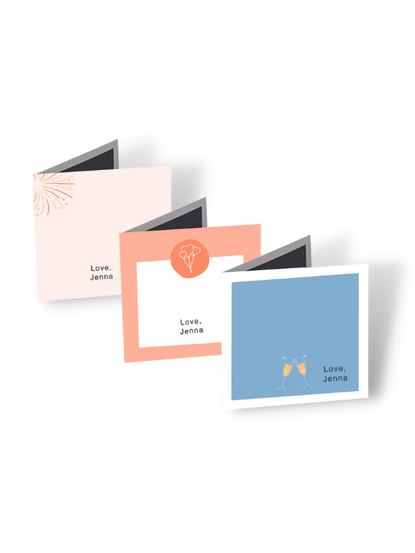 GLO Happy Anniversary Personalised Card + Gift Wrap