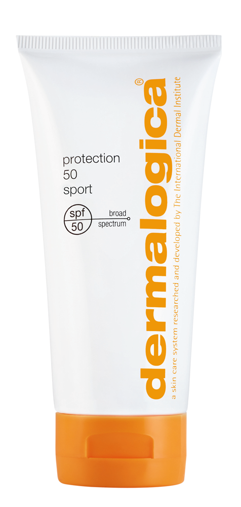 The newest addition to sun protection with dermalogica's Protection 50 Sport for water proof UV defense