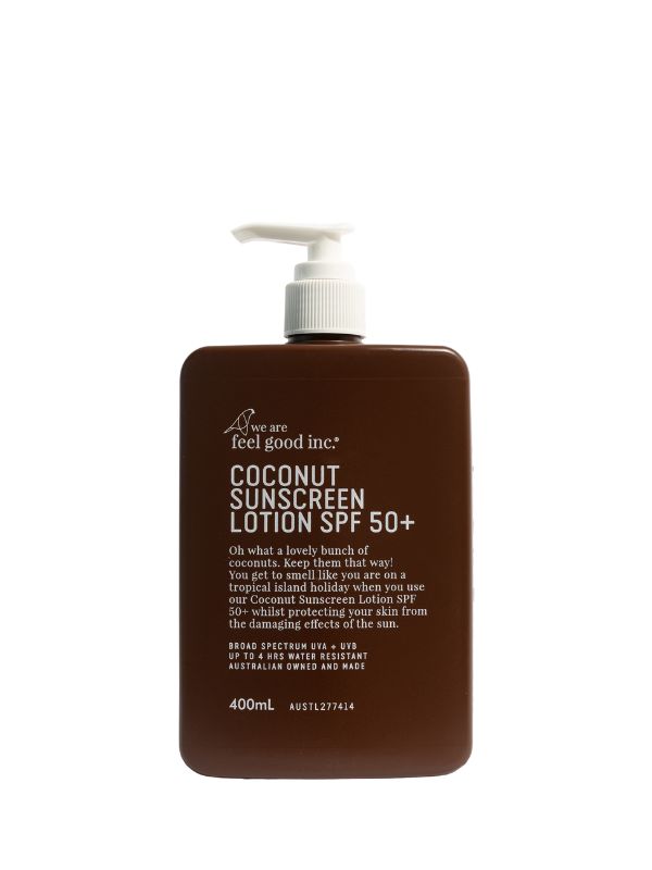 We Are Feel Good Inc. Coconut Sunscreen Lotion SPF50+