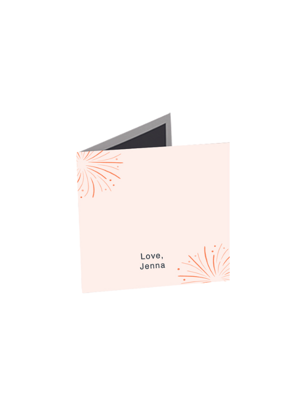 GLO Happy Anniversary Personalised Card + Gift Wrap