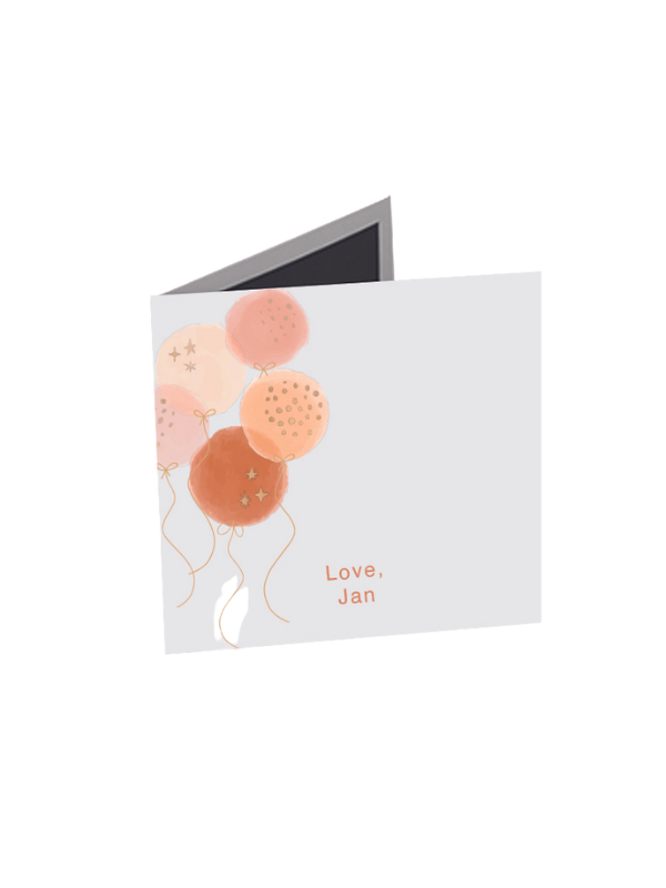 GLO Happy Birthday Personalised Card + Gift Wrap